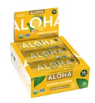 Aloha Organic Plant-Based Protein Bars Lemon Cashew