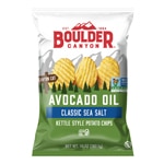 Boulder Canyon Kettle Style Potato Chips Avocado Oil Classic Sea Salt