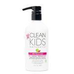 Clean Kids Naturally 3-in-1 Bubble Bath Body Wash Shampoo Wild Watermelon