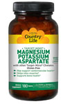 Country Life Magnesium Potassium Aspartate