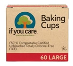 If You Care Baking Cups Unbleached Chlorine-Free - 60 Cups - Large