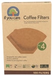 If You Care Coffee Filters Unbleached & Chlorine-Free 100 Filters