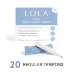 Lola Regular Tampons Compact Plastic Applicator