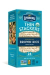 Lundberg Organic Thin Stackers Brown Rice Cakes Lightly Salted