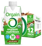 Orgain Organic Nutrition Shake Grass Fed Protein Iced Cafe Mocha