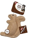 Spot Dog Toy Dura-Fused Leather & Jute Squeaker 7.5 Inch Squirrel