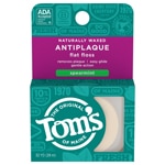Tom's of Maine Naturally Waxed Antiplaque Flat Floss Spearmint