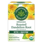Traditional Medicinals Herbal Tea Organic Roasted Dandelion Root