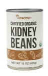 Vitacost Certified Organic Kidney Beans - Non-GMO and Gluten Free