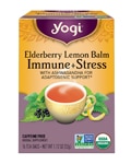 Yogi Tea Organic Immune + Stress Caffeine Free Elderberry Lemon Balm