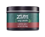 Zum Glow Soy Candle Holiday Scent Winter Pine