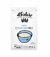 4Sisters Non-GMO Long Grain Organic White Rice