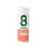 8Greens Peach Tea Effervescent Tablets