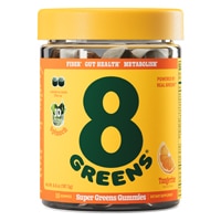 8Greens Super Greens Gummies Fiber Tangerine