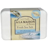 A La Maison French Milled Hand & Body Bar Soap Fresh Sea Salt