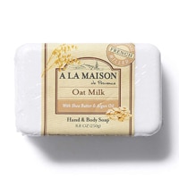 A La Maison French Milled Hand & Body Bar Soap Oat Milk