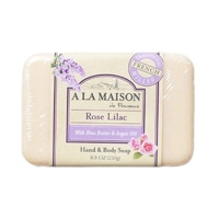 A La Maison French Milled Hand & Body Bar Soap Rose Lilac