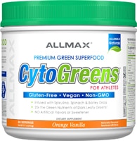 ALLMAX Nutrition CytoGreens For Athletes Orange Vanilla
