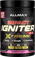 ALLMAX Nutrition Impact Igniter Xtreme 2.0 Pre Workout - 30 Servings Bubble Gum