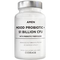 AMEN Mood Probiotic + 51 Billion CFU Mood Digestive Immune Support Supplement