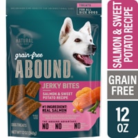 Abound Grain Free Jerky Bites for Dog & Puppy Salmon & Sweet Potato