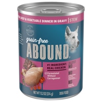 Abound Grain Free Natural Dog & Puppy Wet Food Chicken Beef & Vegetable