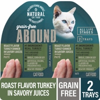 Abound Grain Free Wet Cat Food Pate Roast Turkey Dinner