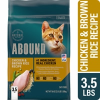 Abound Natural Cat Dry Food Chicken & Brown Rice