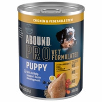 Abound Pro Wet Puppy Food Vet Formulated Chicken Vegetable Stew