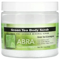 Abra Therapeutics Natural Body Scrub – Green Tea