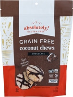 Absolutely Gluten Free Raw Coconut Chews with Chocolate and Cocoa Nibs