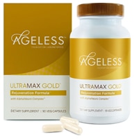 Ageless Foundation Laboratories UltraMAX Gold With AlphaNeuro - Hormone Support for Energy Bone & Immune Health