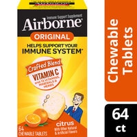 Airborne Immune Support Vitamin C + 13 Vitamins Minerals & Herbs Citrus