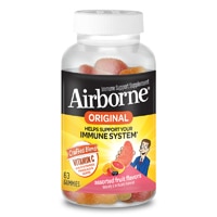 Airborne Immune Support Vitamin C + 9 Vitamins Minerals & Herbs Assorted Fruit