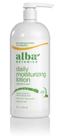 Alba Botanica Daily Moisturizing Lotion for Dry Skin Fragrance Free