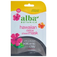 Alba Botanica Hawaiian Detox Sheet Mask Volcanic Clay