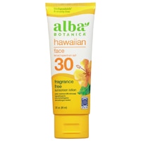 Alba Botanica Hawaiian Face Sunscreen SPF 30 Fragrance Free