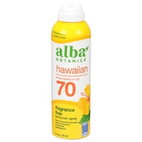 Alba Botanica Hawaiian Sunscreen Spray SPF 70 Fragrance Free