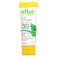 Alba Botanica Sheer Mineral SPF 30 Sunscreen Lotion Fragrance Free