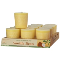 Aloha Bay Candle Votive Essential Oil Vanilla Bean