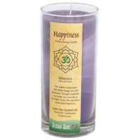 Aloha Bay Chakra Candle Jar Happiness Patchouli Frankincense