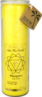 Aloha Bay Chakra Jar Manipura Palm Wax Candle Yellow