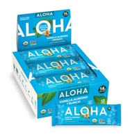 Aloha Organic Plant-Based Protein Bar Vanilla Almond Crunch