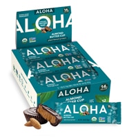 Aloha Organic Plant Based Protein Bars Almond Butter Cup