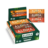 Aloha Organic Plant Based Protein Bars Variety Pack
