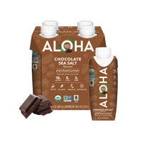 Aloha Organic Plant Based Protein Shakes - Tetra Chocolate Sea Salt