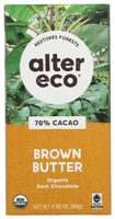 Alter Eco Organic Dark Chocolate Brown Butter