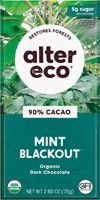 Alter Eco Organic Superdark Chocolate Mint Blackout