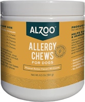 Alzoo Allergy Supplement For Dogs Soft Chews Peanut Butter