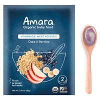 Amara Organic Baby Food Oats n' Berries